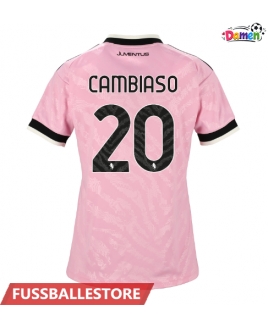 Günstige Juventus Andrea Cambiaso #20 Auswärtstrikot Damen 2026-27 Kurzarm